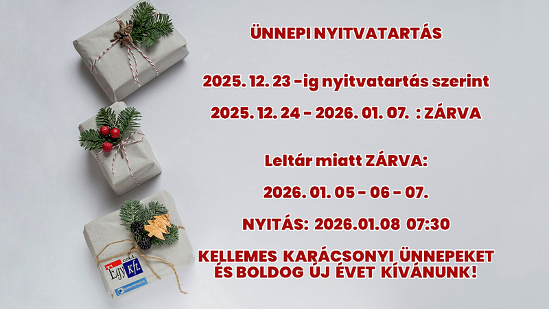 nnepi nyitvatartsunk