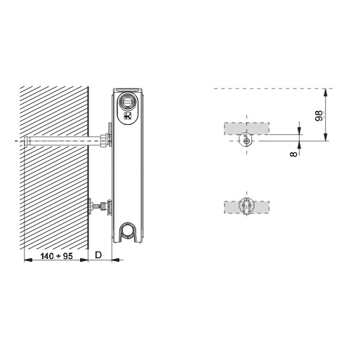 Korado-radiatortarto-csoradiatorhoz