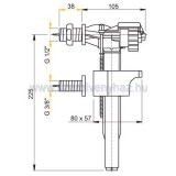 Alcaplast feltltszelep 1/2