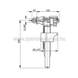 Alcaplast feltltszelep 3/8