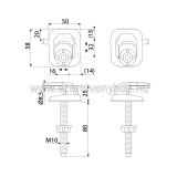 Alcaplast wc zsanr a60-hoz p09