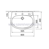 Alfldi bzis mosd 60 cm 4196 balos  hzgyri