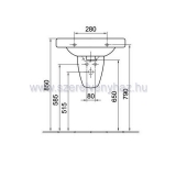 Alfldi bzis mosd 56cm x 42cm ngyzet forma