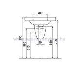 Alfldi bzis mosd 56cm x 42cm ngyzet forma