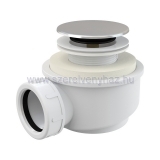 Alcaplast zuhanyszifon click-clack leeresztõvel 65mm magas ef