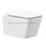 Artist wc csésze+ülőke fali négyzet forma 51,5x36x36cm rimmles