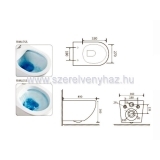 Artist wc cs�sze+�l�ke fali r�vid kerek forma 49x36x36cm rimmles