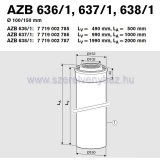 Bosch azb636/1 pps/alu toldcs 100/150x500mm