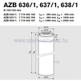 Bosch azb636/1 pps/alu toldcs 100/150x500mm ef