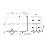 Hajdu mca 5 5l v�zmeleg�t� egykaros csapteleppel pult al� ny�lt rendszer� ef