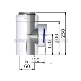 Tricox ellenrz egyenes pps/alu 60/100 ef