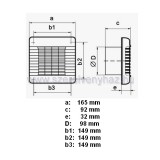 Vents ventiltor 100-as mav hzzsinorral ef
