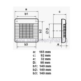 Vents ventiltor 100-as mav hzzsinorral