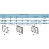 Vents szellzrcs mv 120 vj zsalus ngyzet