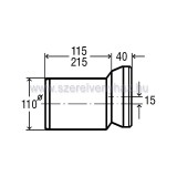 Wc szimering excenter 110 viega 103231