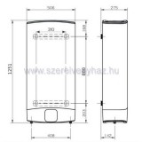 Ariston vill.bojler velis evo erp 100 fgg/vzsz.szerels